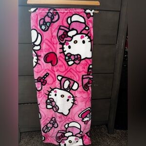 Hello Kitty Valentines Candy Hearts Blanket